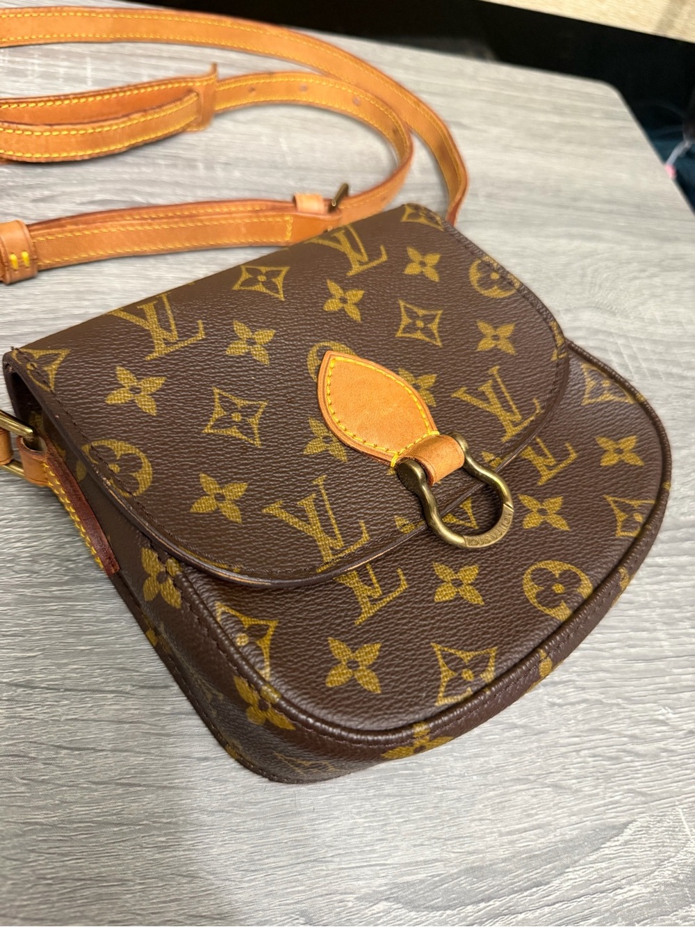 Louis Vuitton Vintage Mini St Cloud Monogram Crossbody Bag - Picture 3 of 15